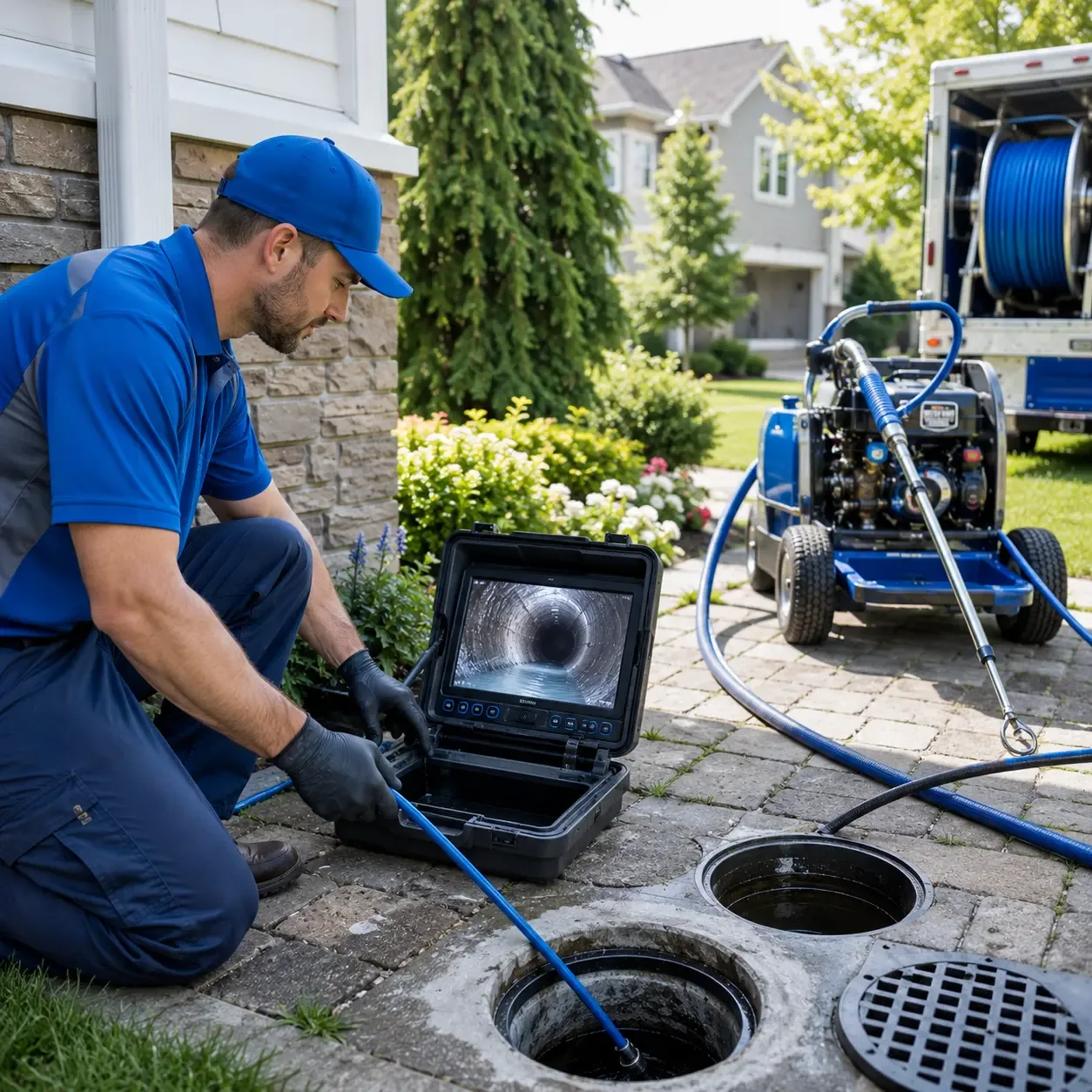Outdoor drain cleaning professionals serving Isle Au Haut, ME